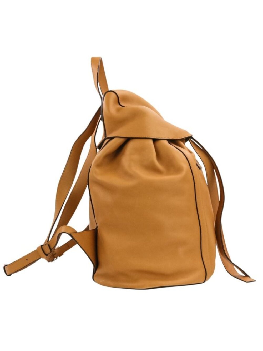 Loewe Drawstring Leather Backpack Camel - Picture 4 of 15